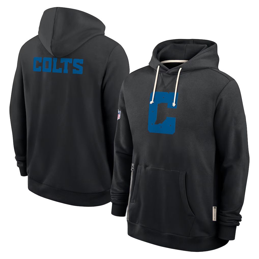 Men 2026 NFL Indianapolis Colts hoodie black 01->houston texans->NFL Jersey
